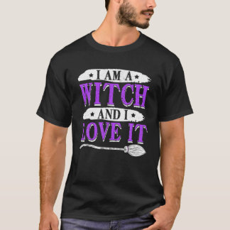 Camiseta Soy una bruja y me encanta la fiesta de Halloween
