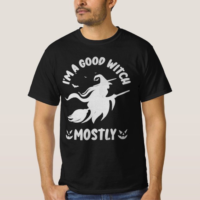 Camiseta Soy una buena bruja, en su mayoría (Anverso)