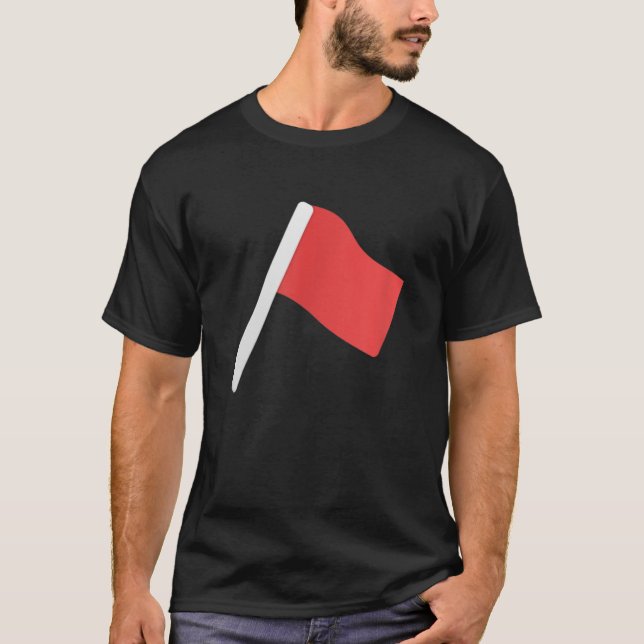 Camiseta Soy una caminante Bandera Roja novedad divertida d (Anverso)