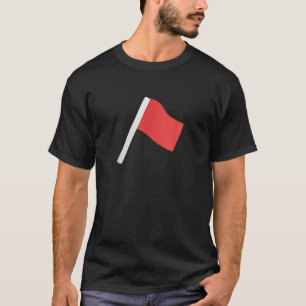 Camiseta Soy una caminante Bandera Roja novedad divertida h