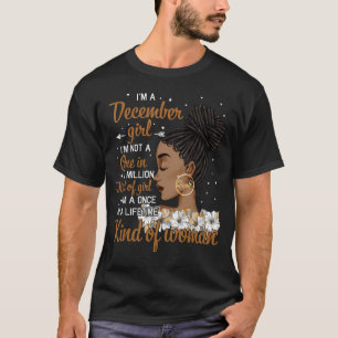Camiseta Soy una Chica de diciembre Regalos de cumpleaños p