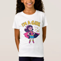 Soy una chica superheroína dibujos animados chica 