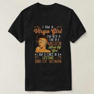 Camiseta Soy una Chica Virgo Chica Virgo de la Virgo