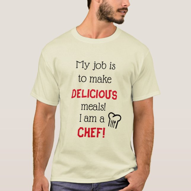 Camiseta Soy una cita linda de la profesión del cocinero (Anverso)