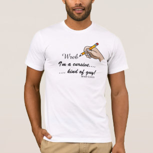 Camiseta Soy una clase cursiva de individuo
