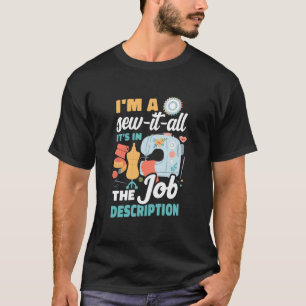 Camiseta Soy una cosa de coser Está en la descripción del t