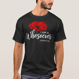 Camiseta Soy una cristiana florecida mujer de fe