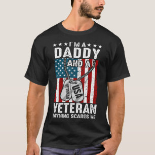 Camiseta Soy una DADDY y un veterano nada me asusta