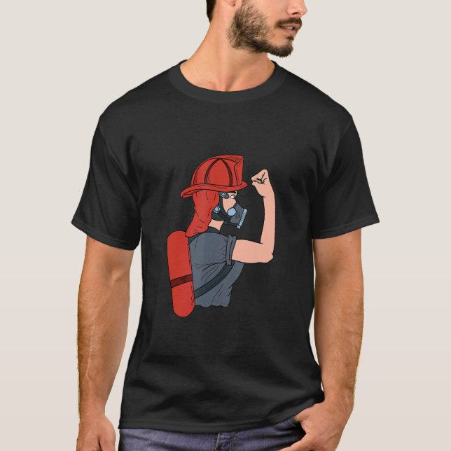 Camiseta Soy Una Dama Fuerte Bombardeando Fuego Inspirador (Anverso)