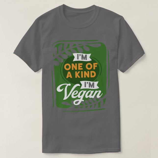 Camiseta Soy Una De Las Especies Que Soy Vegan Gift Vegetar (Diseño del anverso)