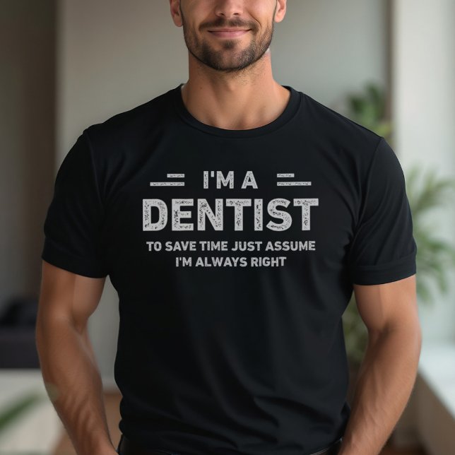 Camiseta Soy una dentista divertida de la época dentista (Subido por el creador)