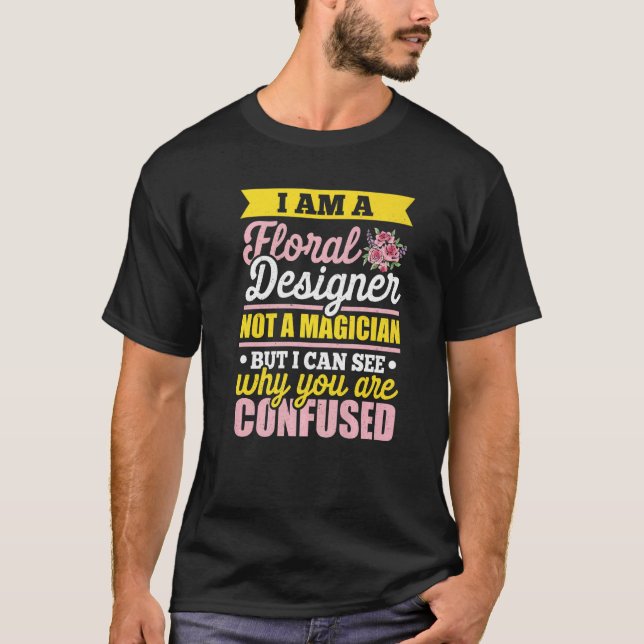Camiseta Soy una diseñadora floral, no una barca de jardine (Anverso)