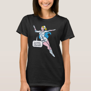Camiseta Soy una enfermera, ¿cuál es tu superpoder?