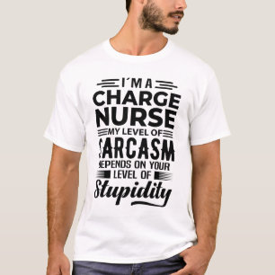 Camiseta Soy una enfermera de cargo