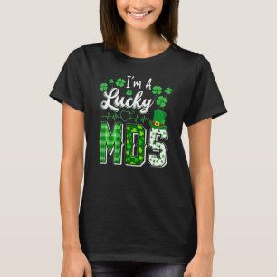 Camiseta Soy una enfermera de medicina afortunada Shamrock