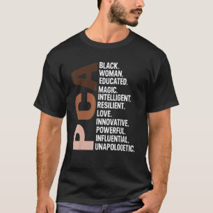 Camiseta Soy una enfermera negra Pca Rn afroamericana mujer