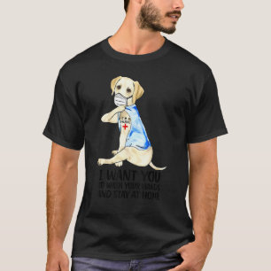 Camiseta Soy una enfermera tatuaje de labrador en Mascota d