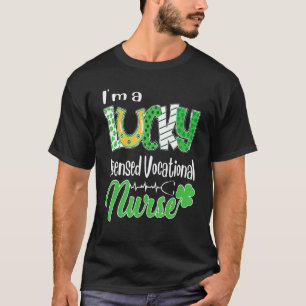 Camiseta Soy una enfermera vocacional licenciada afortunada