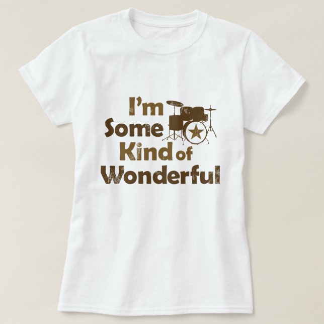 Camiseta Soy una especie de gráfico maravilloso retro 80 (Diseño del anverso)