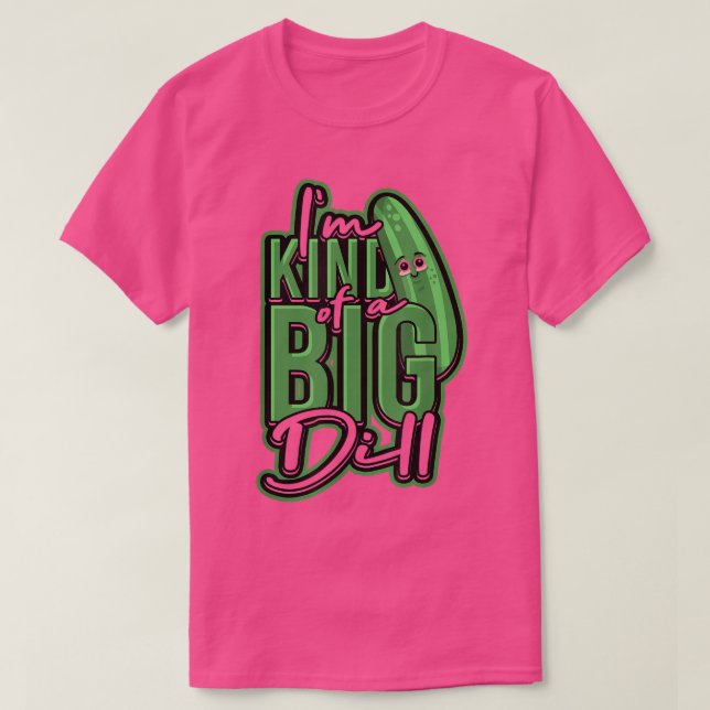 Camiseta Soy una especie de gran eneldo Vegetario Fresco Pi (Diseño del anverso)