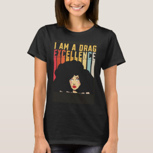 Camiseta Soy una excelente drag Retro Doll Face Drag Queen
