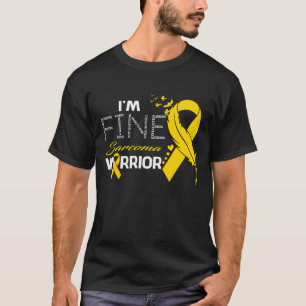 Camiseta Soy una fina pluma de sensibilización para guerrer
