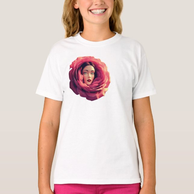 Camiseta Soy una flor  (Anverso)
