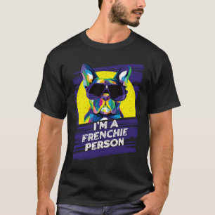 Camiseta Soy una francesa que rescata al perro Bulldog fran