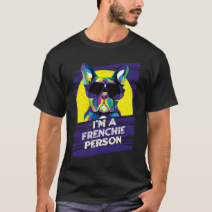 Camiseta Soy una francesa que rescata al perro Bulldog fran