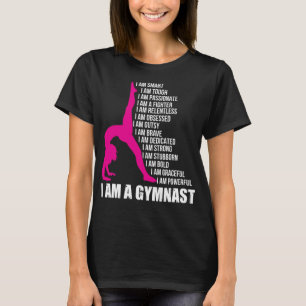 Camiseta Soy Una Gimnasta Divertida Mujer De Regalo De Gimn