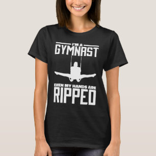 Camiseta SOY UNA gimnasta Incluso Mis Manos Están Desgarrad