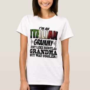 CAMISETA SOY UNA GRAMADA ITALIANA COMO UN ABUELO REGULAR