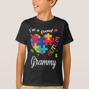 Camiseta Soy una Grammy orgullosa del autismo, partido de c
