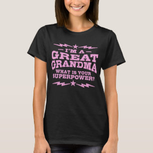 Camiseta Soy una Gran Abuela, ¿cuál es tu superpoder?