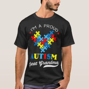 Camiseta Soy una gran abuela orgullosa del autismo - Perfec