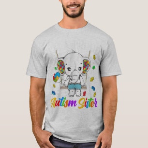 Camiseta Soy una Hermana Orgullosa del Autismo, fuerte alie