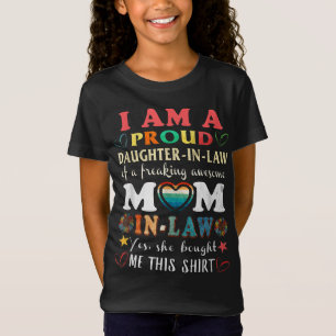 Camiseta Soy Una Hija Orgullosa De La Ley Impresionante.