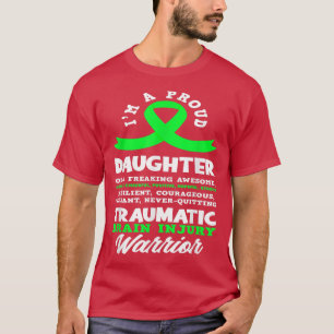 Camiseta Soy una hija orgullosa de lesión cerebral traumáti