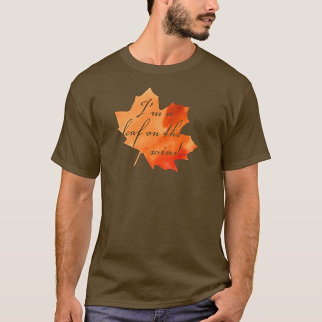 Camiseta Soy una hoja en el viento (Anverso)