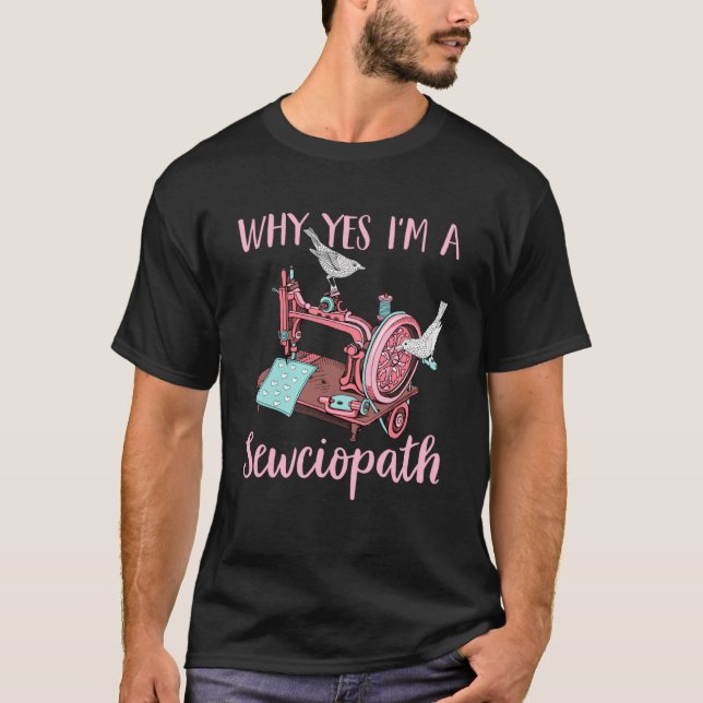 Camiseta Soy una idea de mascar Sewciopath (Anverso)