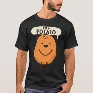 Camiseta Soy Una Idea De Papa Espárrago Vegano Verdura De R