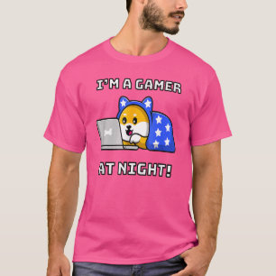 Camiseta Soy una jugadora en el videojuego Shiba Inu de la