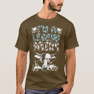 Camiseta Soy una legendaria leche de vaca de labranza