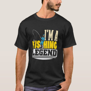 Camiseta Soy una leyenda de la pesca - Pescador Hombre Pesc