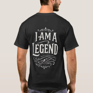 Camiseta Soy Una Leyenda - Impresión Atrás