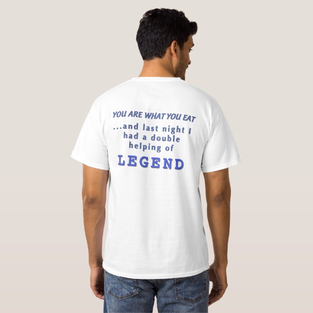 Camiseta Soy una leyenda sin mangas (Reverso completo)