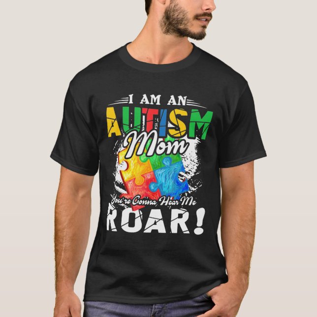 Camiseta Soy Una Madre Autista (Anverso)
