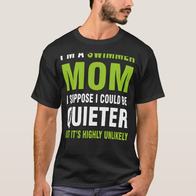 Camiseta Soy Una Madre Nadadora (Anverso)