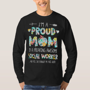Camiseta Soy una madre orgullosa de la flor trabajadora soc