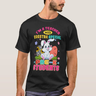 Camiseta Soy una maestra con alumnos de pre kínder Eggstra
